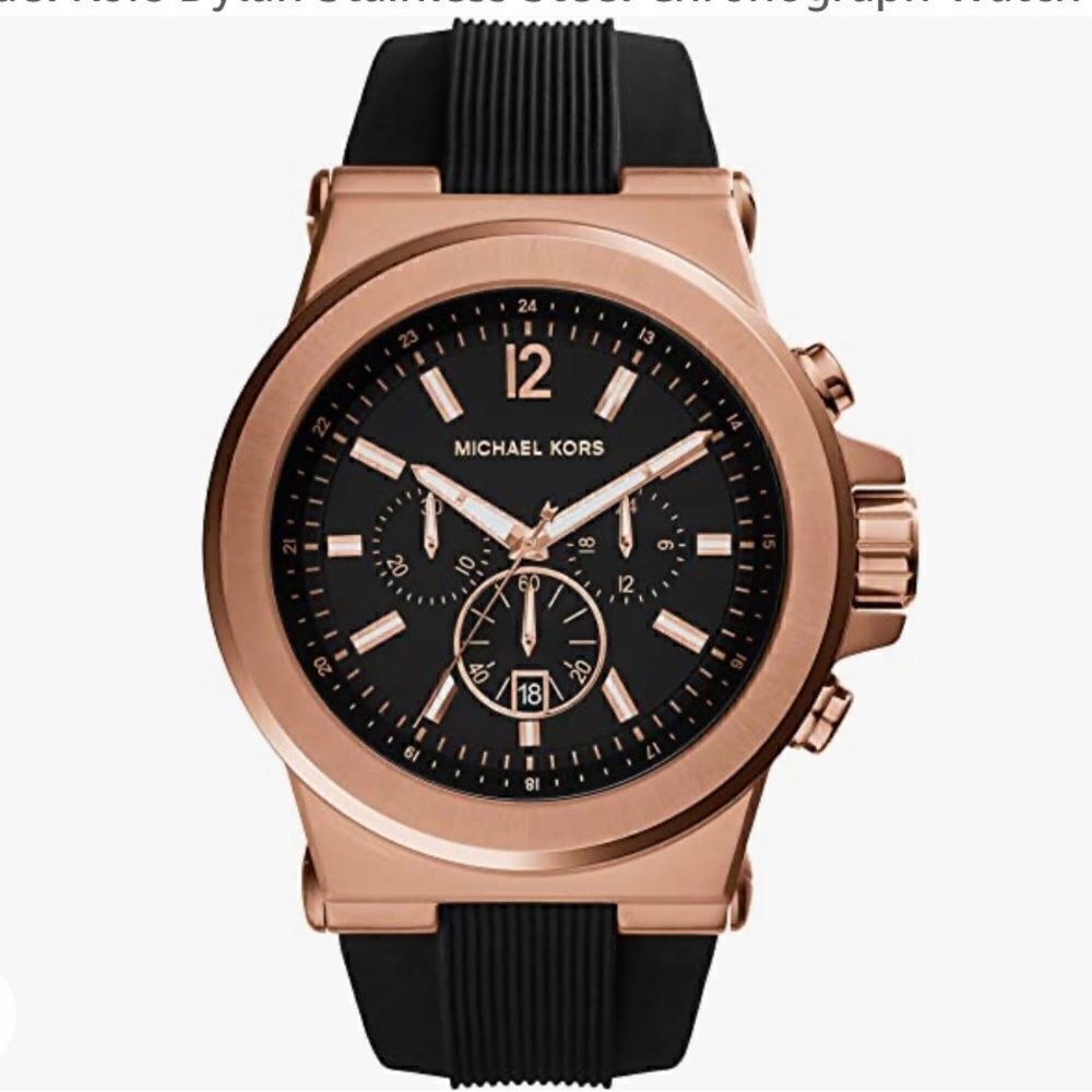 Michael Kors Silicone band Dylan Chronograph Watch